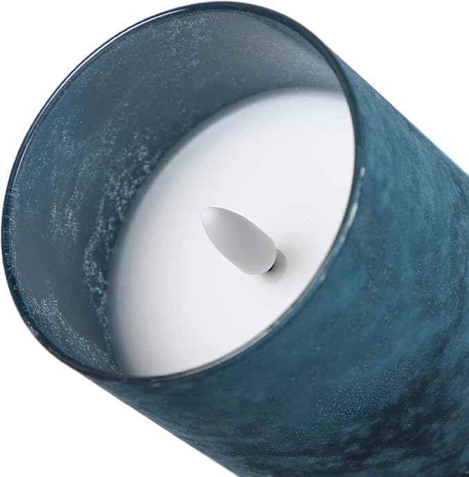 ANGELLOONG Blue Candles, Flickering Flameless Candles - Image 6