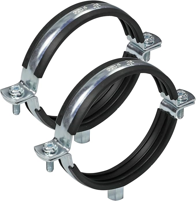 AKIHISA 5 Pack Split Ring Pipe Hanger Heavy Duty Adjustable Pipe Bracket Clamp - Image 5