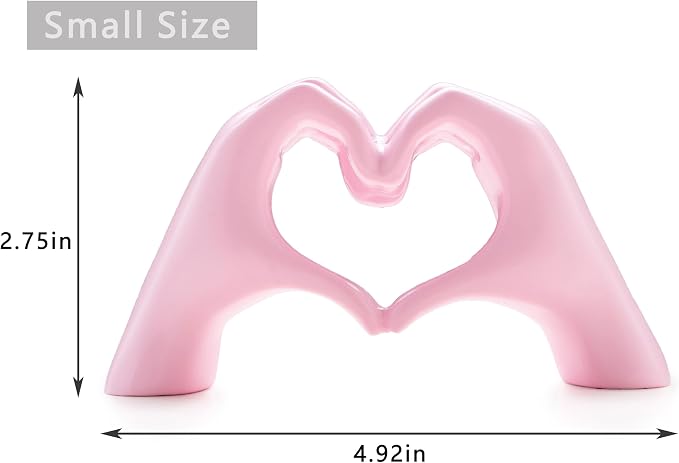 Small Heart Hands Sculpture Decor - Image 4