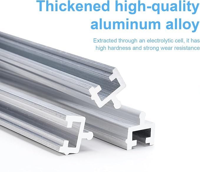 Aluminium Sliding Screen Door Track, Sliding Door Bottom Track | 100 inches Long - Image 3