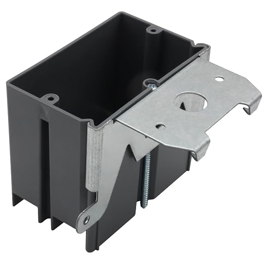 1-Gang Adjustable Electrical Box, 21 Cu. in., ETL Listed | Heat-resistant PVC by YQSIYU