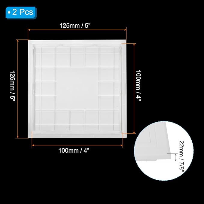 PATIKIL 4x4 inch Removable Hinged Access Panel - Image 2