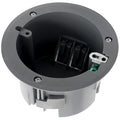 HXH Old Work Round Ceiling Light Junction Box 18 Cu.in. 1 Pack | PVC grey round by HUIXHAO