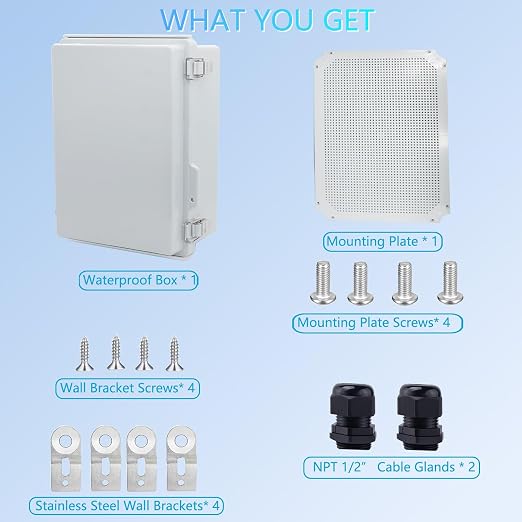 IP67 Waterproof Junction Box, ABS Plastic Electrical Enclosure - Image 8