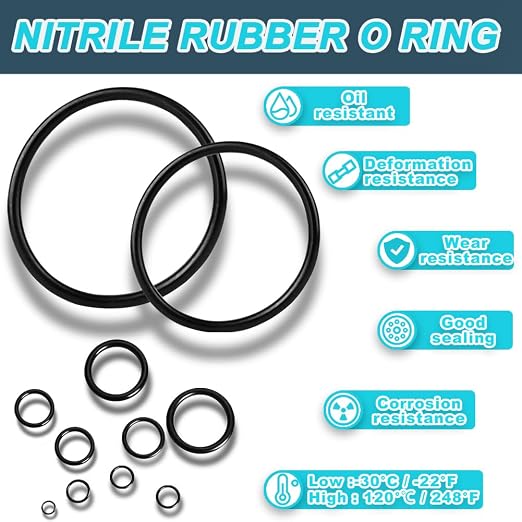 KEZE 32 Size 1540 Pcs Rubber O Rings Assortment Kit - Image 7
