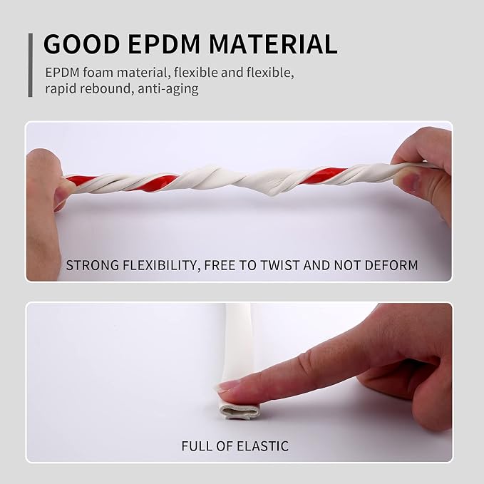 39.4 Ft Weather Stripping Door Seal Strip - Image 4
