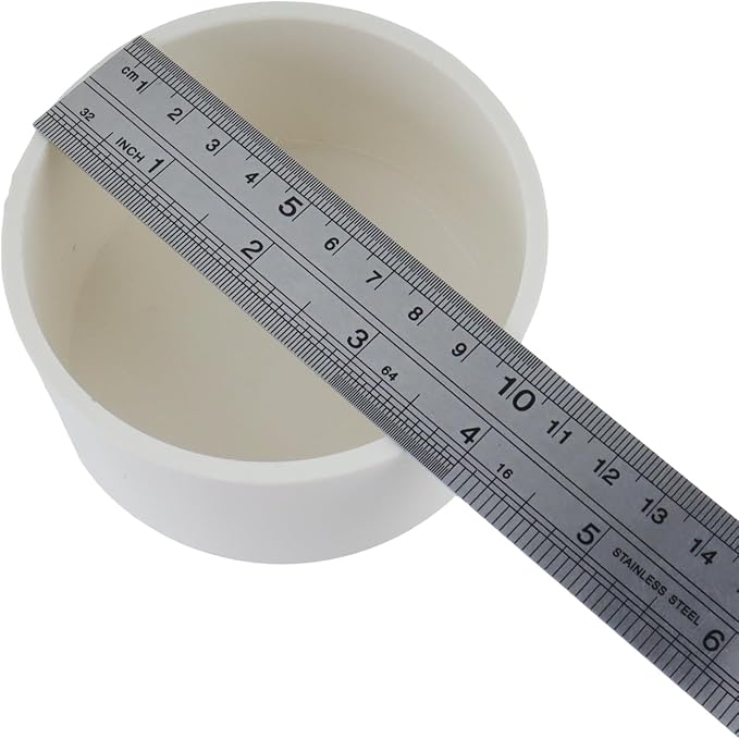 3" PVC Pipe End Cap Fitting White | Round Pipe Hole Plugs, Pipe Plug Socket - Image 6