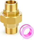 1PCS Brass Union，3/4" NPT Male x 3/4" NPT Male Brass Pipe Fitting by TAISHER