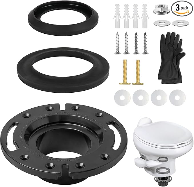 RV Toilet Seal Kit, Style Lite, Style II & Residence, RV Toilet Kit by BREADEEP