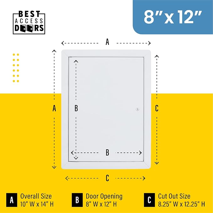 Best 8" x 12" Drywall Access Panel - Image 2
