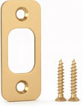 Deadbolt Strike Plate, Round Corner by Priseen