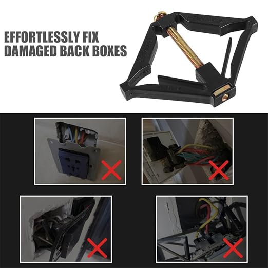 SOLUSTRE 10pcs Electrical Back Box Repair Clips - Image 3