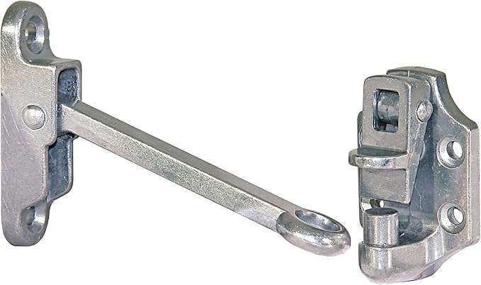 Buyers Products DH304 Aluminum Door Hold Back, 4 Inch Hook and Keeper | - Image 2