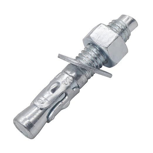 1/2 Concrete Anchors, 1/2 Wedge Anchors Bolts, 3-1/2" L, equipment bases by Horiznext