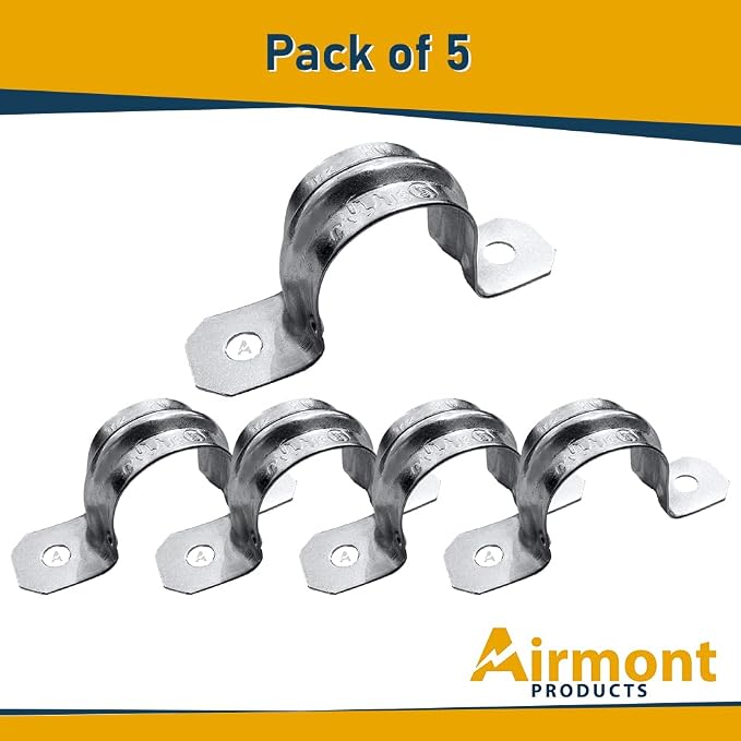 AP-10455, 2 Inch Two Hole Snap On Pipe Strap - Image 3