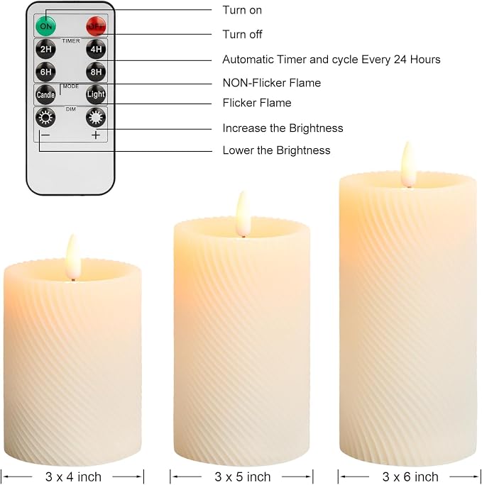 Flickering Flameless Candle - Image 5