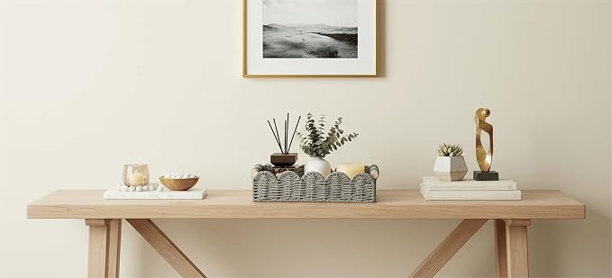 CubesLand Toilet Paper Storage Basket Organizer, Small Wicker Decor Basket | - Image 4