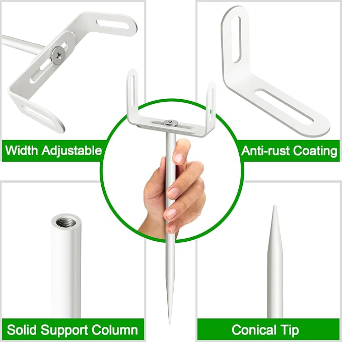 Downspout Bracket, Heavy Duty Size-Adjustable Storm-Proof Downpipe Bracket - Image 7