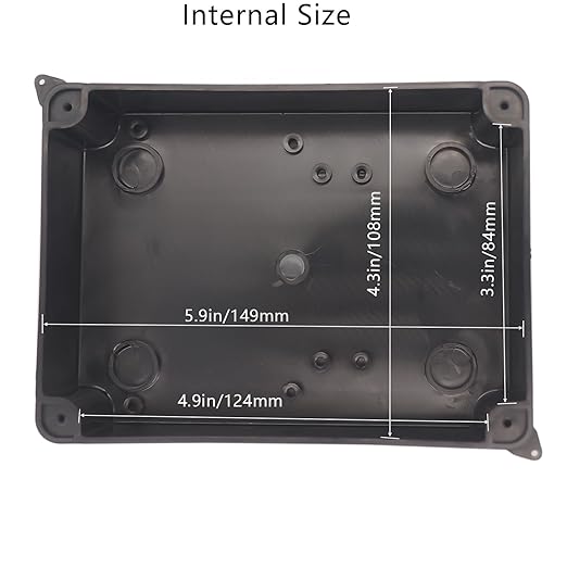Junction Box, Reserved Holes Electrical Boxes Waterproof IP65 ABS Plastic - Image 5
