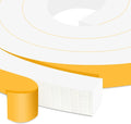 Thick Foam Seal, Strong Adhesive, Door Gap Filler & Draft Stopper | Fills Wide by Trisiki