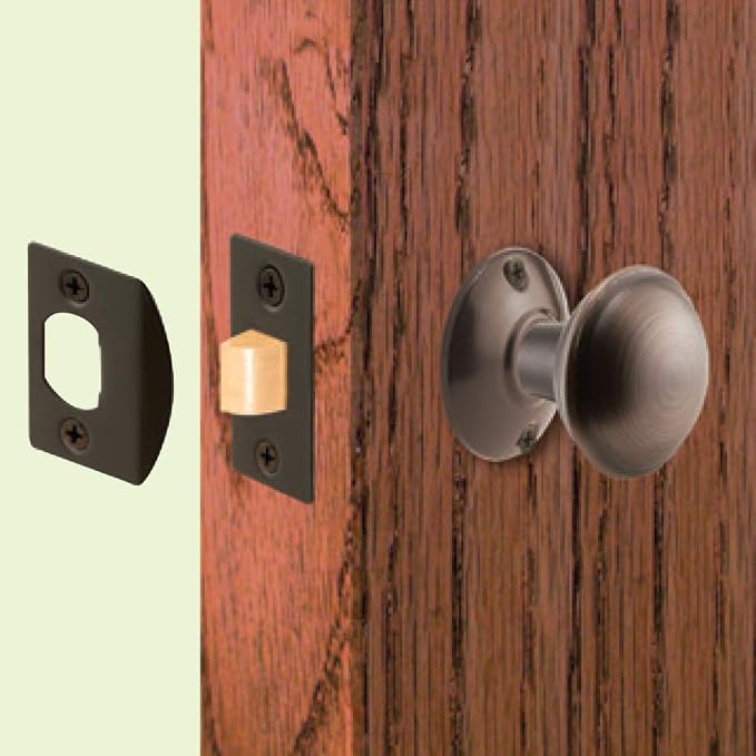 Prime-Line E 2772 Passage Door Latch, 9/32 In. and 1/4 In. Square Drive - Image 3