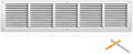 Fancat 30x6 Steel Return Air Grille, HVAC Vent Cover, 0.7cm Overall Depth by SmarterAirBetterLiving