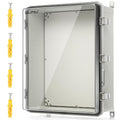 QILIPSU UL94-V0 Outdoor Electrical Box 20.3"x16.4"x7.9" Waterproof Junction Box by QILIPSU