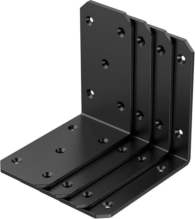 Heavy Duty 90 Degree L Brackets, Fences & Pergolas, Pre-Drilled Countersunk - Image 8