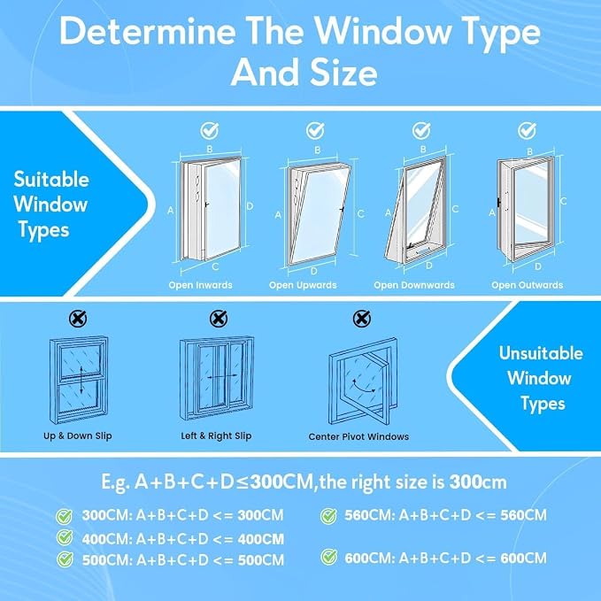 Gruntbear Portable Air Conditioner Window Seal Kit - Image 2