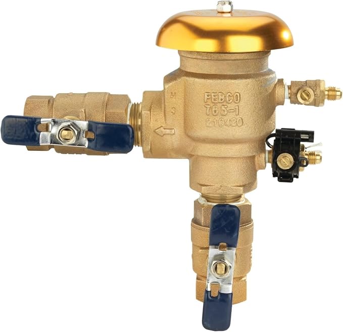 Febco 765 Series 1" Bronze Pressure Vacuum Breaker Backflow Preventer, Quarter - Image 9