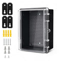 LeMotech Junction Box IP67 Waterproof Electrical Box ABS Plastic Hinged Shell by LeMotech