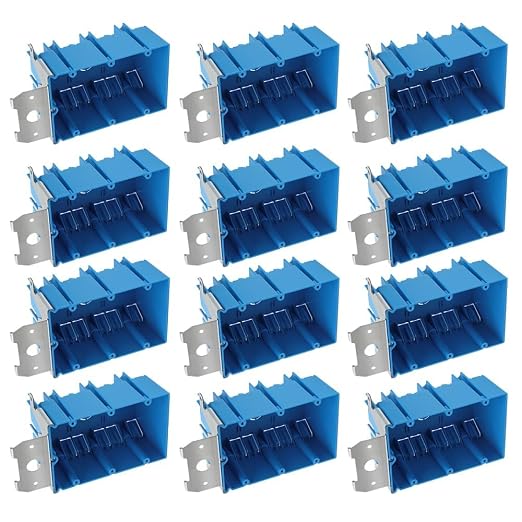 Adjustable 3 Gang Electrical Box, 49 Cu in 3 Gang Box, 7-1/2-Inch Length By by XGGYA