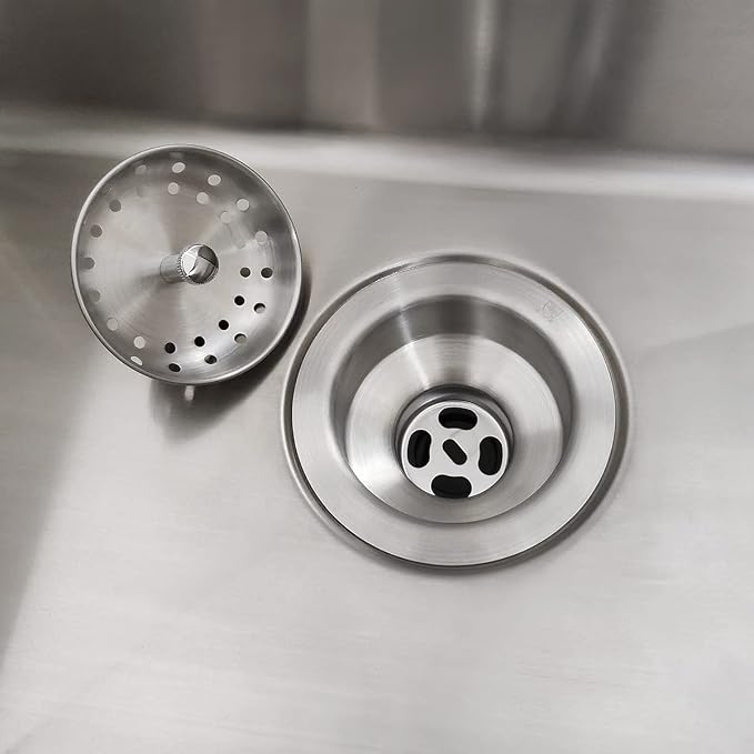 EADOT 3.5 Inch Nickel Sink Drain Assembly - Image 5