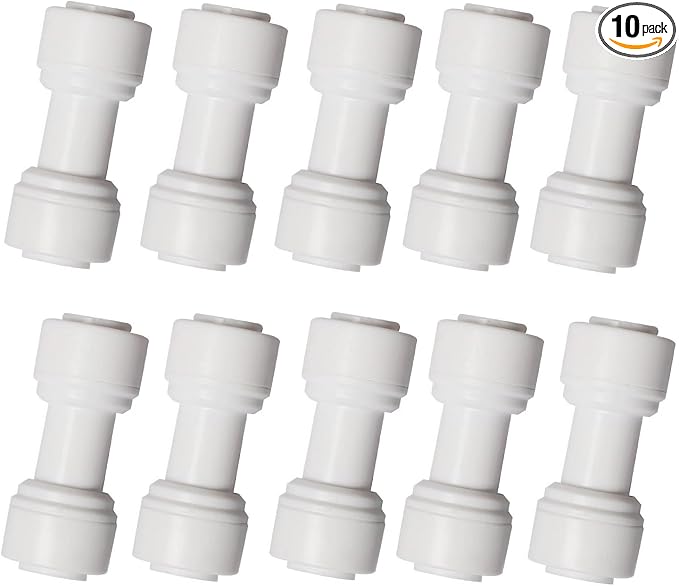 Food-Grade Quick Connector Push-In Tube Fitting 3/8 inch Tube OD to 3/8 inch by Unknown