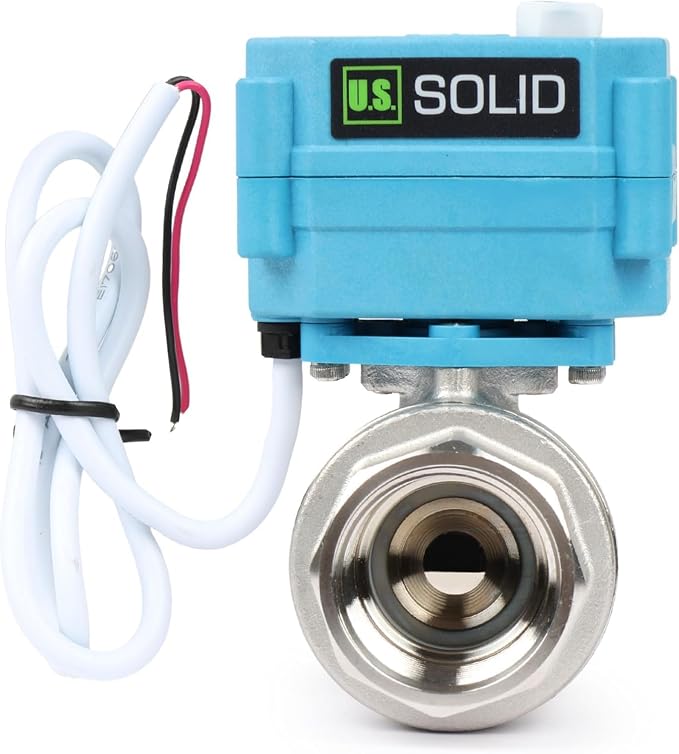 Motorized Ball Valve 1 in U.S. Solid 316 Stainless Steel IP67 Waterproof 9-24V - Image 8