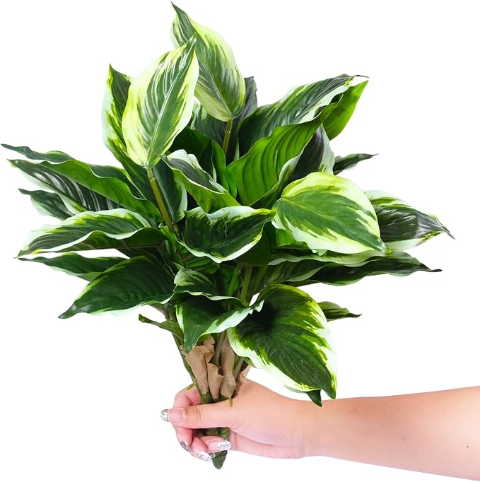 3PCS Artificial Hosta Plants Outdoor, Fake Hostas - Image 7