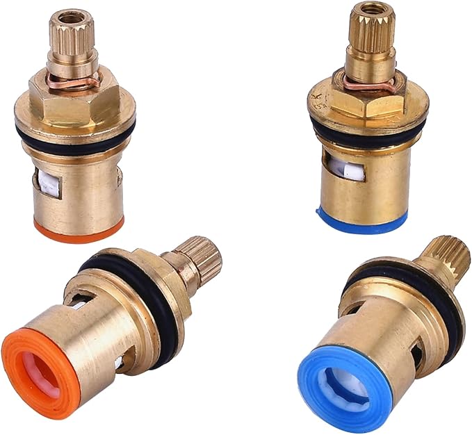 Faucet Valve Ceramic Stem 20 Teeth Ceramic Disc Cartridge Replacement Quarter - Image 3