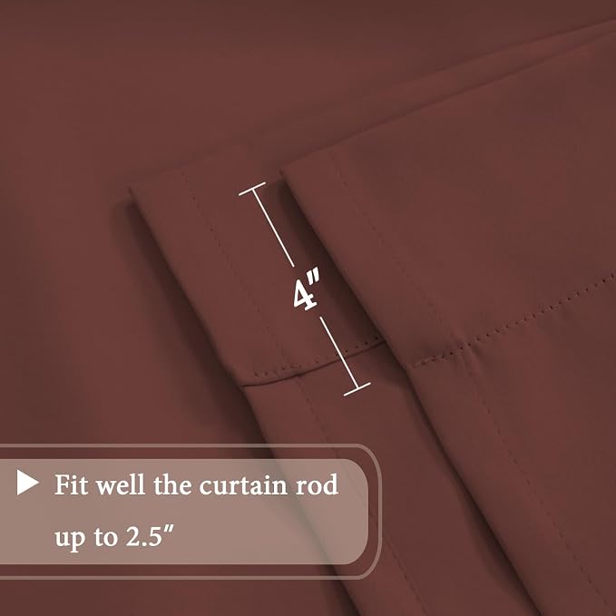 H.VERSAILTEX Blackout Tie Up Curtain Thermal Insulated Window Shade Light - Image 6