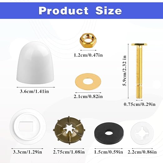 Toilet Flange Bolts Floor Screw Kit - Image 4