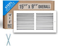 Handua 14"W x 8"H Steel Return Air Grille Vent Cover Grill by Handua