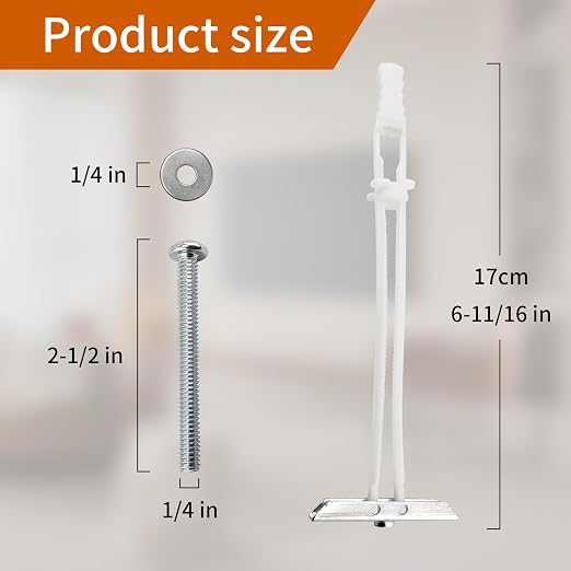 Drywall Anchor with Included Bolts and Washers - Image 2
