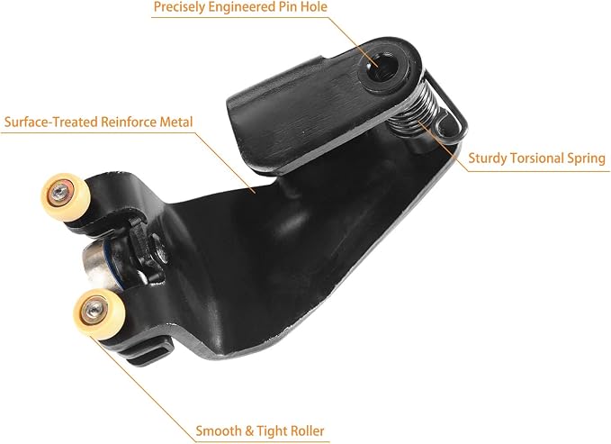 Right Slide Door Roller Assembly Passenger Side Upper Center Male Roller | - Image 4