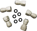 YZM Push-to-Connect Female Thread Adapter, Double O-Ring Seal, 1/4" Female by YZMSZ
