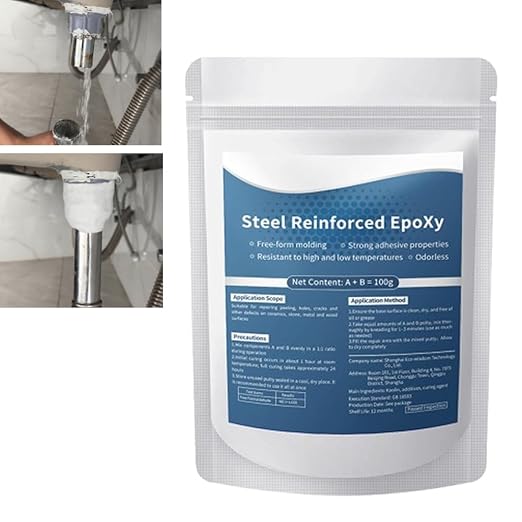 Steel Reinforced Epoxy Putty, 2026 New Waterproof Heat-Resistant Epoxy Putty by AIIONP