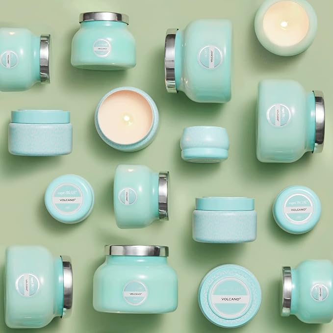 Capri Blue Volcano Scented, Glass Jar Candles - Image 6
