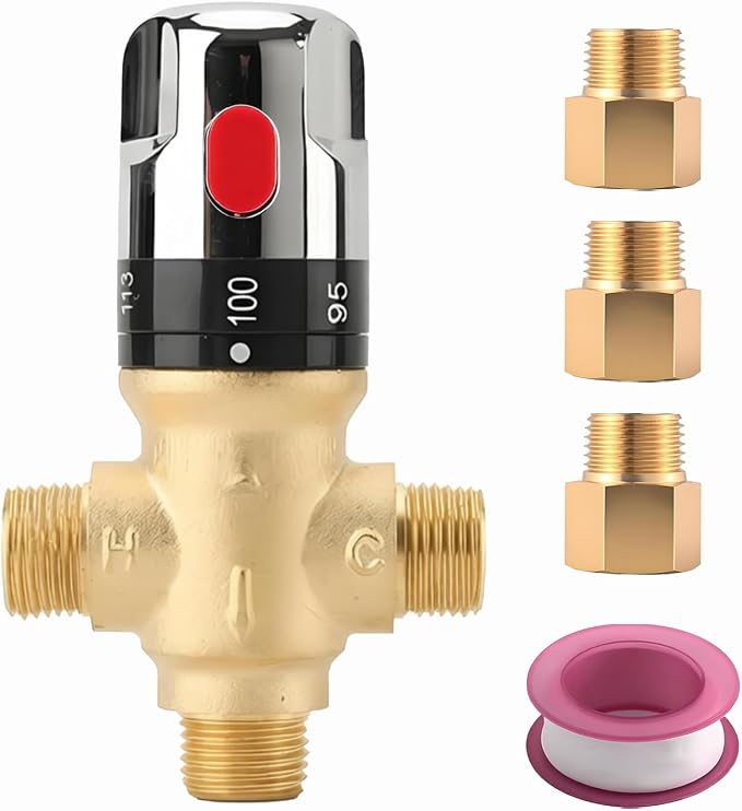 TreMax Thermostatic Mixing Valve, Shower Water Mixing Valve, by Tremax