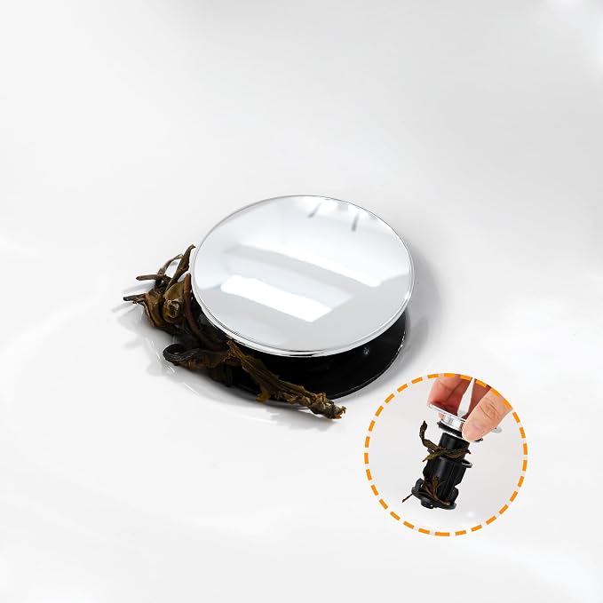 TIORIY Vessel Sink Drain Without Overflow, Bathroom Pop up Sink Drain Fit - Image 8
