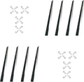 8 Sets Retsun Garage Door Brush Seal, 1 1/2" x 39.37" | Door Brush Sweep by HOME