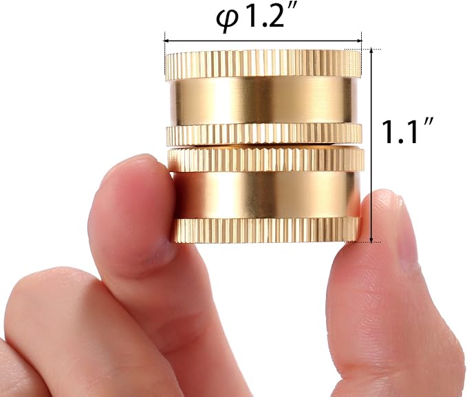 2 Pack 3/4" Garden Hose Connector - Image 2