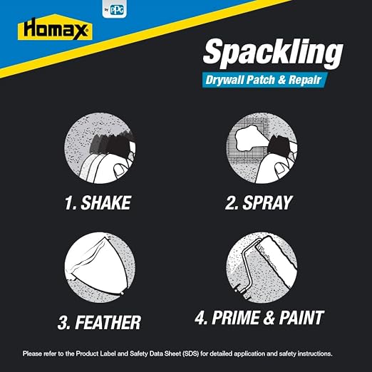 Homax Aerosol Spray Spackling, 8 oz., 41072055635 - Image 4